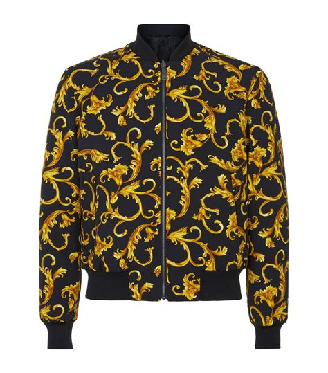 versace bomber jacket men's.